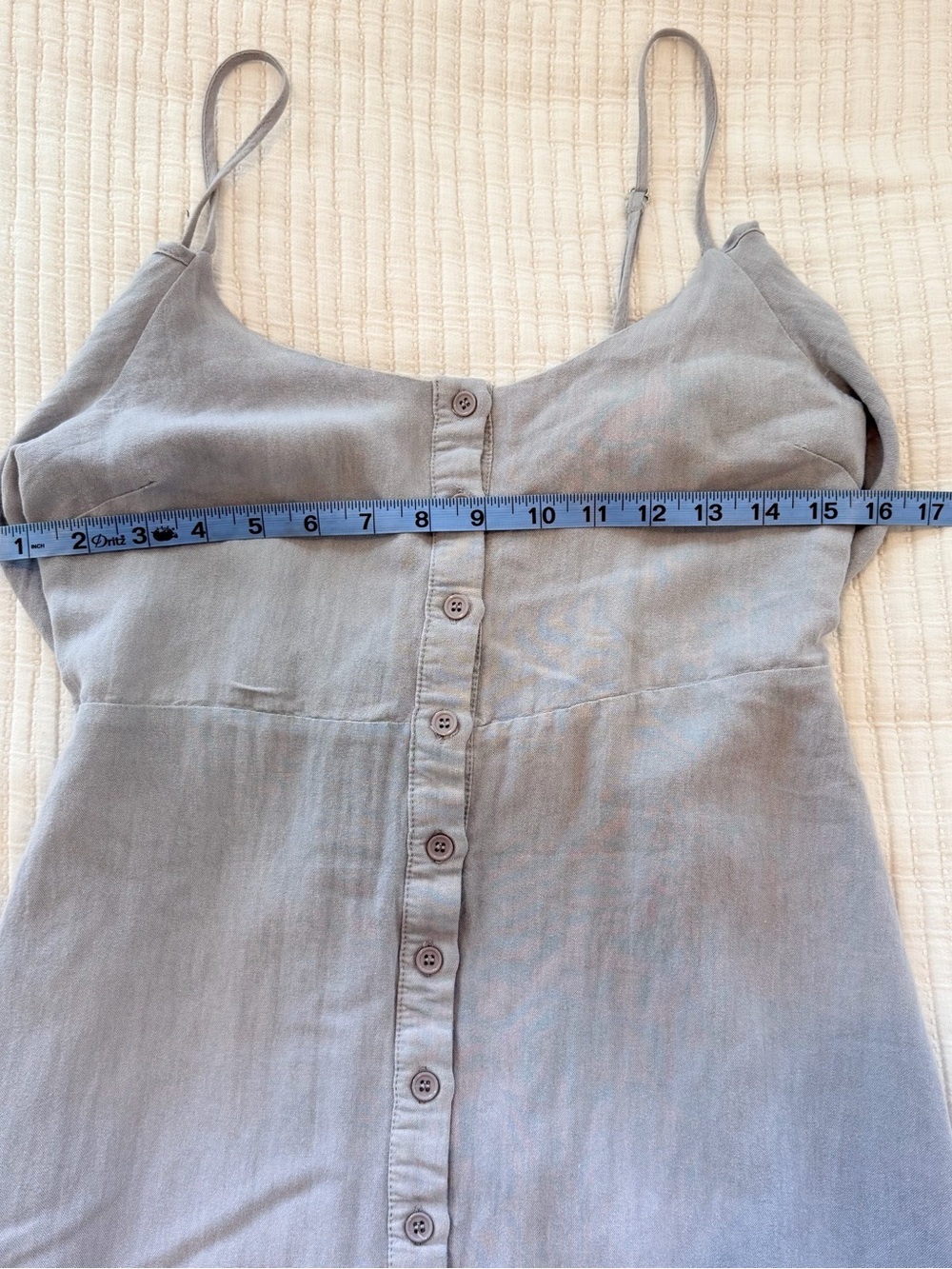 the clothing company Dusty Lavender Smocked Dress - Picture 8 of 11